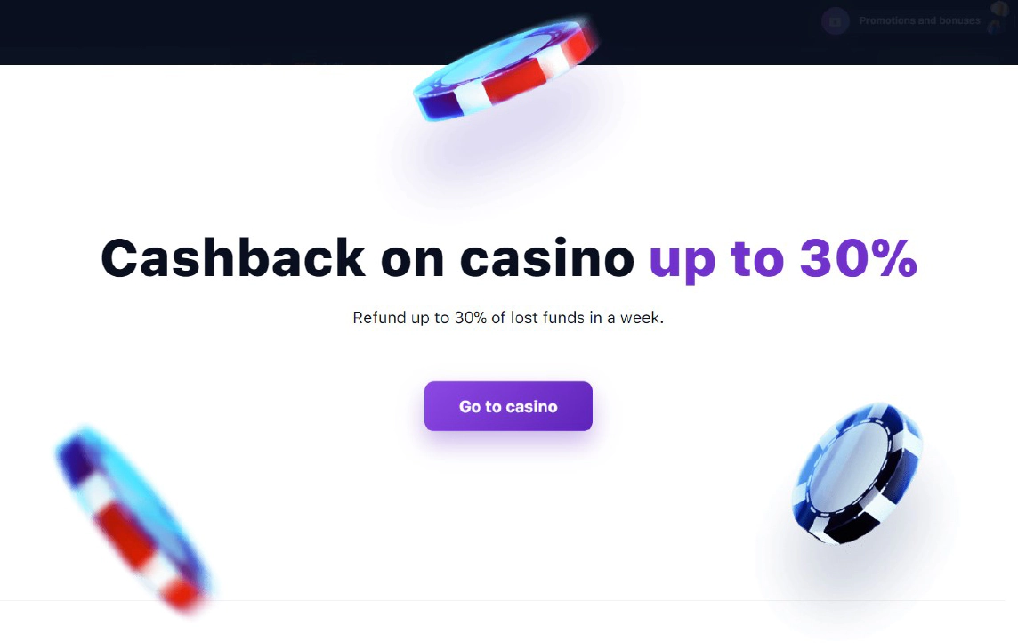 Casino 1win Cashback