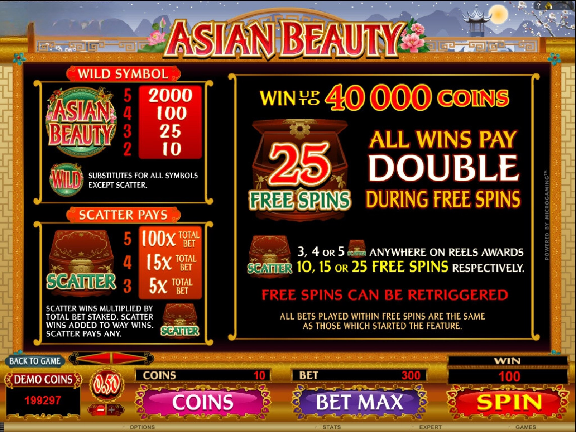 asian beauty slot