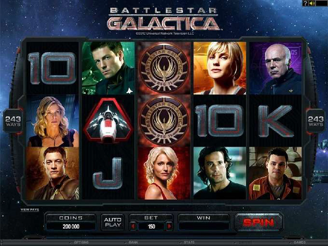 battlestar galactica slot maşını